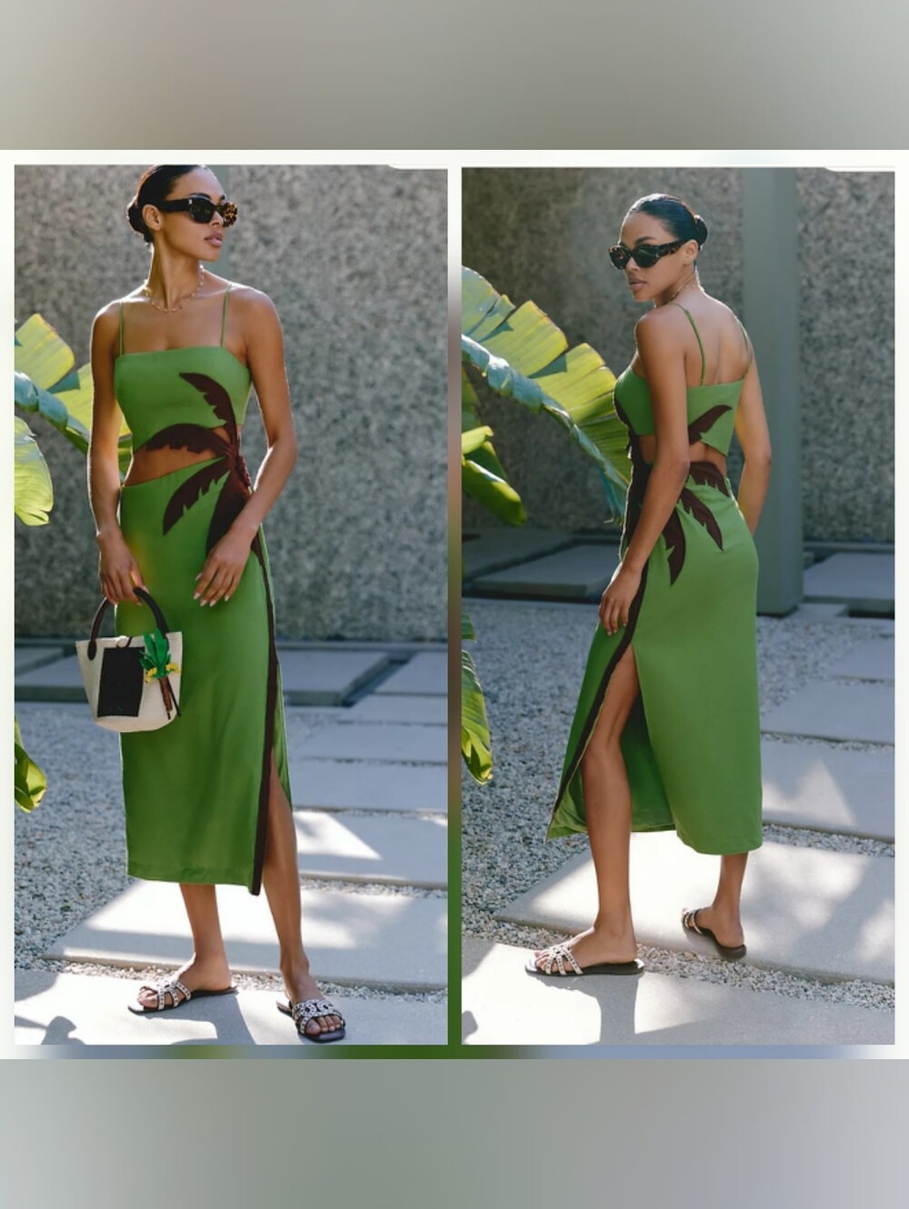 Farm Rio Palm Tree Mididress